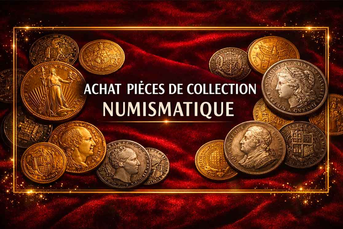 Rachat de pièces de collection et monnaies anciennes (numismatique)