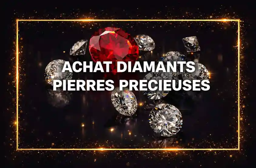 Rachat de diamants et pierres précieuses avec expertise certifiée