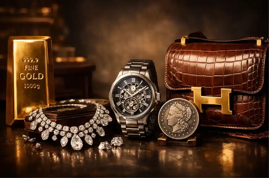Services rachat bijoux montres luxe et numismatique Paris