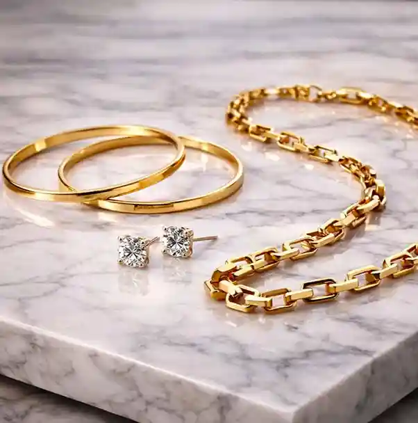 Rachat de bijoux modernes en or, argent et platine