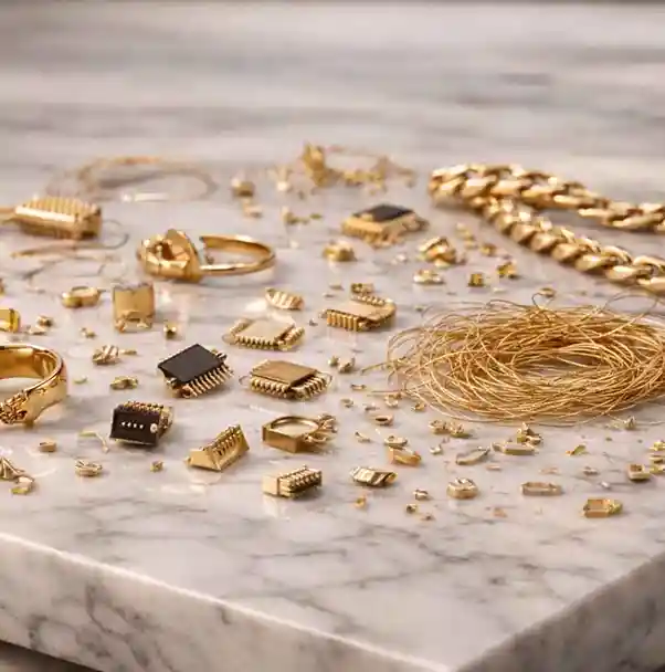 Rachat de débris d'or et or industriel pour recyclage à Paris