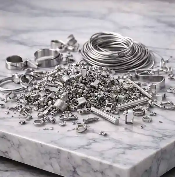 Rachat de débris de platine et résidus de métaux précieux